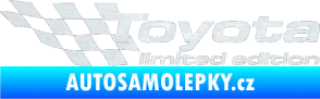 Samolepka Toyota limited edition levá 3D karbon bílý