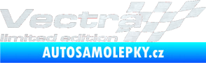 Samolepka Vectra limited edition pravá 3D karbon bílý