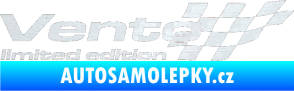 Samolepka Vento limited edition pravá 3D karbon bílý