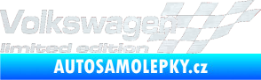 Samolepka Volkswagen limited edition pravá 3D karbon bílý