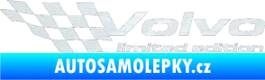 Samolepka Volvo limited edition levá 3D karbon bílý