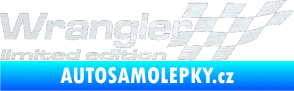 Samolepka Wrangler limited edition pravá 3D karbon bílý
