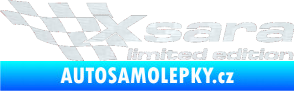 Samolepka Xsara limited edition levá 3D karbon bílý