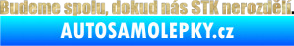 Samolepka Budeme spolu, dokud nás STK nerozdělí 3D karbon zlatý