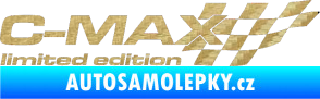 Samolepka C-MAX limited edition pravá 3D karbon zlatý