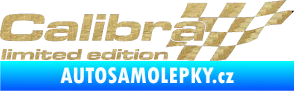 Samolepka Calibra limited edition pravá 3D karbon zlatý