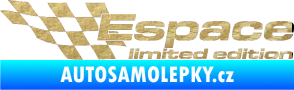 Samolepka Espace limited edition levá 3D karbon zlatý