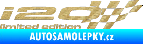Samolepka i20 limited edition pravá 3D karbon zlatý