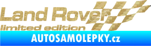 Samolepka Land Rover limited edition pravá 3D karbon zlatý