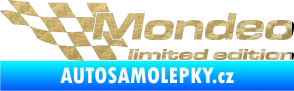 Samolepka Mondeo limited edition levá 3D karbon zlatý
