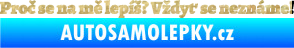 Samolepka Proč se na mě lepíš? Vždyť se neznáme! 002 3D karbon zlatý