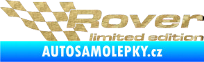 Samolepka Rover limited edition levá 3D karbon zlatý