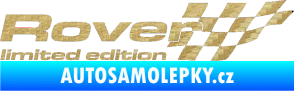 Samolepka Rover limited edition pravá 3D karbon zlatý