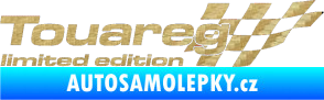 Samolepka Touareg limited edition pravá 3D karbon zlatý