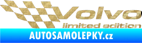 Samolepka Volvo limited edition levá 3D karbon zlatý