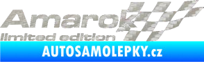 Samolepka Amarok limited edition pravá 3D karbon stříbrný