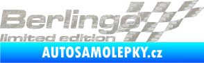 Samolepka Berlingo limited edition pravá 3D karbon stříbrný