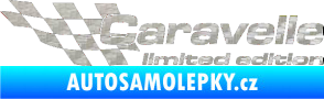 Samolepka Caravelle limited edition levá 3D karbon stříbrný