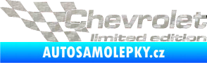 Samolepka Chevrolet limited edition levá 3D karbon stříbrný