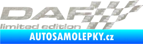 Samolepka DAF limited edition pravá 3D karbon stříbrný