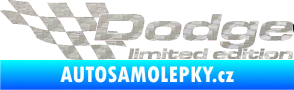 Samolepka Dodge limited edition levá 3D karbon stříbrný