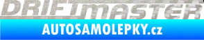 Samolepka Drift master nápis 3D karbon stříbrný
