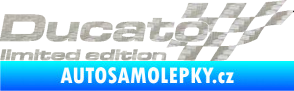 Samolepka Ducato limited edition pravá 3D karbon stříbrný