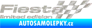Samolepka Fiesta limited edition pravá 3D karbon stříbrný