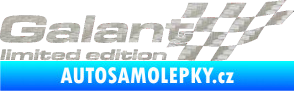 Samolepka Galant limited edition pravá 3D karbon stříbrný