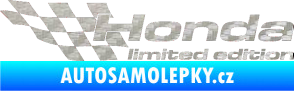 Samolepka Honda limited edition levá 3D karbon stříbrný