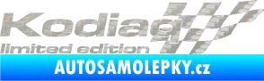 Samolepka Kodiaq limited edition pravá 3D karbon stříbrný