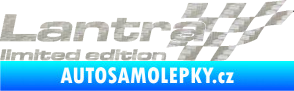 Samolepka Lantra limited edition pravá 3D karbon stříbrný