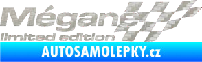 Samolepka Mégane limited edition pravá 3D karbon stříbrný