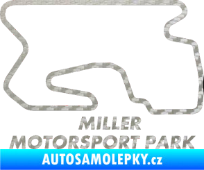 Samolepka Okruh Miller Motorsport Park outer 3D karbon stříbrný