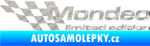 Samolepka Mondeo limited edition levá 3D karbon stříbrný