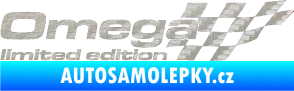 Samolepka Omega limited edition pravá 3D karbon stříbrný