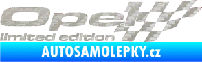 Samolepka Opel limited edition pravá 3D karbon stříbrný