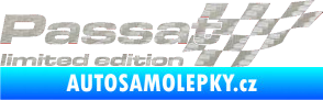 Samolepka Passat limited edition pravá 3D karbon stříbrný
