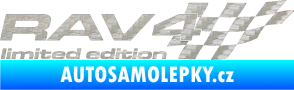 Samolepka RAV4 limited edition pravá 3D karbon stříbrný