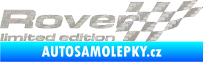 Samolepka Rover limited edition pravá 3D karbon stříbrný