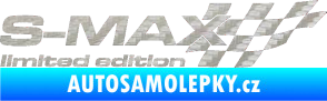 Samolepka S-MAX limited edition pravá 3D karbon stříbrný