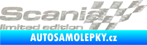 Samolepka Scania limited edition pravá 3D karbon stříbrný