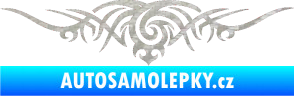 Samolepka Tetování 070 3D karbon stříbrný
