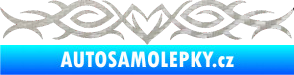 Samolepka Tetování 073 3D karbon stříbrný