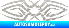 Samolepka Tetování 095 3D karbon stříbrný