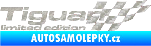 Samolepka Tiguan limited edition pravá 3D karbon stříbrný