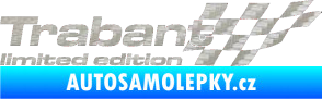 Samolepka Trabant limited edition pravá 3D karbon stříbrný