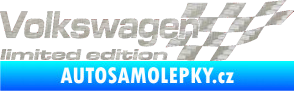 Samolepka Volkswagen limited edition pravá 3D karbon stříbrný