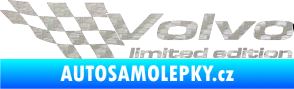 Samolepka Volvo limited edition levá 3D karbon stříbrný