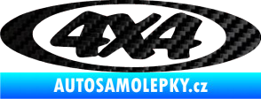 Samolepka 4x4 varianta 019 3D karbon černý